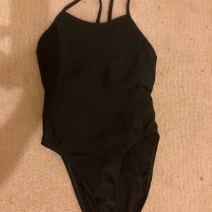 Black Jolyn swim suit fixed back.